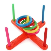 Wholesale New Kids Outdoor Sport Toys Plastic Ring Toss Quoits Home And Garden Game Children Movement Ability Developing Toy #YL