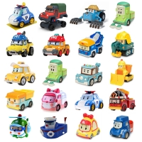 25 Style Robocar Poli Korea kids Toys Robot Poli Roy Haley Anime Metal Action Figure Toys Car  For Children Best Gift