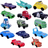 Pixar Cars 3 Figures 14Pcs McQueen Mater Jackson Storm Ramirez 1:55 Diecast Cars 3 Mini PVC Car Model Toys For Boy