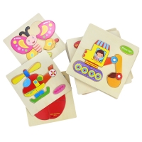 Baby Toys Wooden Puzzle Cute Cartoon Animal Intelligence Kids Educational  Gift Brain Teaser Children Tangram Shapes Jigsaw gift