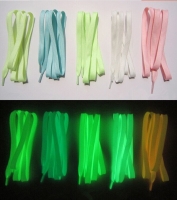 Luminous Shoelaces Athletic Sport Flat Canvas Shoe Laces Glow In The Dark Night Color Fluorescent Shoelace Gift Toy For Children