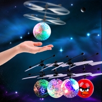 Colorful Luminous Toys Induction Flying Toy Colorful Flash Light Flying Ball For Children Kids Gifts