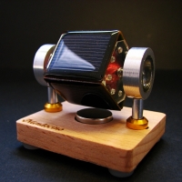Tiny Mendocino Motor magnetic suspension  Solar  toy Scientific physics toys  Pressure reducing EDC toy