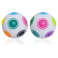 Rainbow Ball Antistress Puzzle Toy for Kids - Creative and Educational Stress-Relief Spherical Magic Cube twist toy