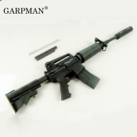 Handmade 3D Paper Model of M4A1 Assault Rifle: Perfect Cosplay Prop Toy.