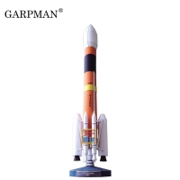 45cm H-IIA Rocket 3D Paper Model DIY Hand Lesson 3D Scientific and Technological Space Papercraft