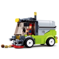 Enlighten Building Block City Cars Street Sweeper 102pcs Educational Bricks Toy Boy Gift-No Box