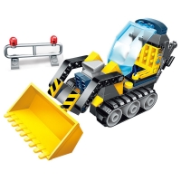 Educational Building Blocks - Kyanite Squad Rock Bulldozer with 2 Figurines (114 pieces) Without Packaging.