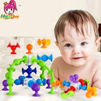 Mylitdear Squigz Sucker Cup Toys For Children DIY Silicone Building Blocks Assembled Toys Squigz Building Blocks Squigz Toys