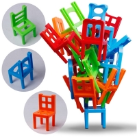 New Family Board Game Children Educational Toy Balance Stacking Chairs Office Game-25