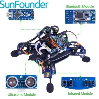 SunFounder Rollflash Bionic Robot Turtle with APP Control Toy Kit for Obstacle Avoidance Rbotics Kits