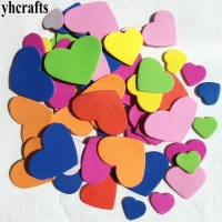 1bag/LOT.Mix hearts foam stickers Kids toy Scrapbooking kit.Early educational DIY.kindergarten arts and craft.OEM Wholesale.