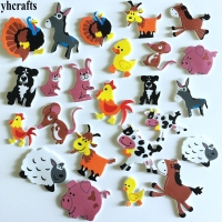 Foam Stickers Farm Animal Scrapbooking Kit - Ideal for Kindergarten Arts, Crafts and Early Education (OEM) - 1 Bag/Lot