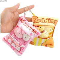 Cartoon Plush Keychain Soft Stuffed Creative Bag Xmas Pendants Children's Lovely Kawaii Pudding Dog Rabbits Animals Keychains