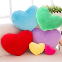 Heart Shaped 15cm Decorative Pillow, Soft PP Cotton Filling - Ideal Gift for Beloved.