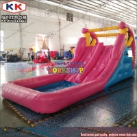Family backyard small water park children Small inflatable water slide