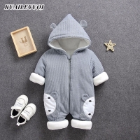 Baby Winter Coat Jumpsuit - Warm Down Cotton Romper for Boys and Girls