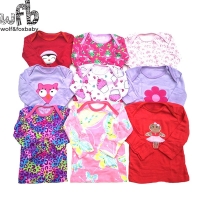 Retail 5pcs/LOT 0-24months long-Sleeved t shirt Baby Infant cartoon newborn clothes for boys girls cute Clothing spring fall