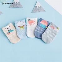 5 Pairs of Summer Mesh Socks for Newborns and Infants - Cute Cartoon Design for Girls and Boys made with Soft Thin Cotton Material - Ywhuansen.