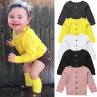 Emmababy Fashion Newborn Kids Baby Girls Long Sleeves Knitted Cardigan Sweaters for Lovely Cute Children Clothing Dropship