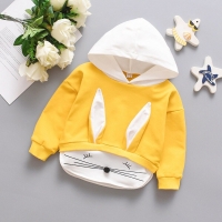 2023 Spring Autumn Children Baby Babi Kids boys Long Sleeve cute sweet Cartoon rabbit Hooded Sweatshirts Outwear Coats C1817