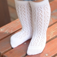 Newborn Infant Non-slip Long Socks Kids Knee High Socks 2018 New 0-4Years Cute Baby Boys Girls Cotton Mesh Breathable Soft Socks