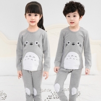 Autumn Children Clothes Kids Clothing Set Boys Pajamas Sets Totoro Unicorn Nightwear Cotton Pajamas Girls Sleepwear Baby Pyjamas