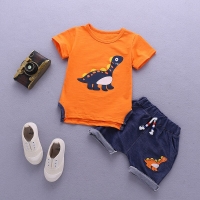 Baby Boys Clothes Sets Children Clothing Summer Short Sleeve Tracksuit For Boys Sport Suits Animal Costume For Kids Clothes