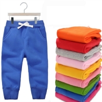 Winter Warm Velvet Sweatpants For 1-5 Yeas Babies Boys Girls Casual Sport Pants Jogging  Kids Children Trousers KF107