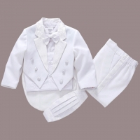 2017 new fashion white/balck baby boys suit kids blazers boy suit for weddings prom formal spring autumn wedding dress boy suits