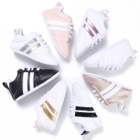 Breathable Striped Lace-up Shoes for Baby Boys & Girls (0-18 months) - 7 Styles Available.