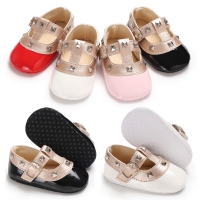 Soft Sole Princess Shoes for Baby Girls with Buckle Strap (4 Colors Available)
