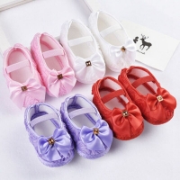 2019 New Newborn to18M Infants Baby Girl Soft Crib Shoes Moccasin Prewalker Sole Shoes Hot