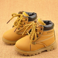 Kids' Plush Sneakers Boots - Suitable for Spring, Autumn, and Winter