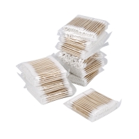 100pcs/ Pack Double Head Cotton Swab Baby Women Makeup Cotton Buds Tip For Medical Wood Sticks Nose Ears Cleaning Health Care