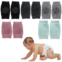1 Pairs Baby Knee Protector Pads Non Slip Safety Crawl Training Kid Elbow Cushion
