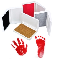 Newborn Baby Handprint Footprint Pad Safe Clean Non-Toxic Clean Touch Ink Pad Photo Easy To Operate Hand Foot Print Pad
