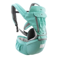 Ergonomic Baby Carrier for Travel, 0-36 Months with Hip Seat and Front-Facing Sling.