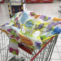 Shopping Cart Cover Protection Baby Supermarket Shopping bag Carry Infant Dining Chair Mat Cover Reusable Trolley Cushion Cover