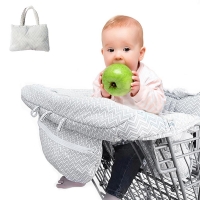 Baby Shopping Cart Baby Seat Cover Protection Cover Trolley Soft Pad Infant Dining Chair Seat Cushion With Safety Belt