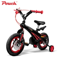 POUCH children bicycle high quality bike lightweight  aluminium alloy integral moulding frame  for kids to ride