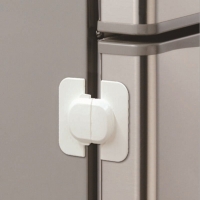Refrigerator Lock for Child Safety - 1pc Cabinet Latch for Fridge, Freezer and Toddler Security