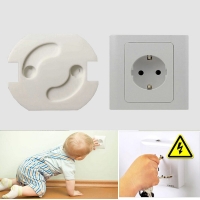 Baby Safety Rotate Cover 2 Holes EU Standard Children Electric Protection Socket Plastic Baby Locks Child Proof Socket
