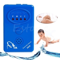 Top Quality Blue Bedwetting Enuresis Adult Baby Urine Bed Wetting Alarm +Sensor With Clamp