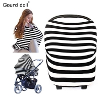 Breastfeeding Cover for Nursing, Car Seat, and Stroller - Gourd Doll Design.