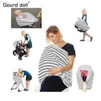 Multi-use Baby Cover: Car Seat, Nursing, Shopping Cart, Chair & Infinity Scarf
