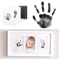 Eco-friendly Baby Handprint and Footprint Kit - Non-toxic Souvenir Casting Inkpad for Baby Footprint Imprints.
