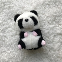 Plush Panda Keychain Toy.