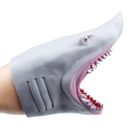 Shark Hand Puppet Toy - Perfect Gift for Kids, with Vivid Animal Head Figure and TPR Animal Head Gloves