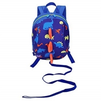 Waterproof School Backpack with Traction Rope for Baby Girls